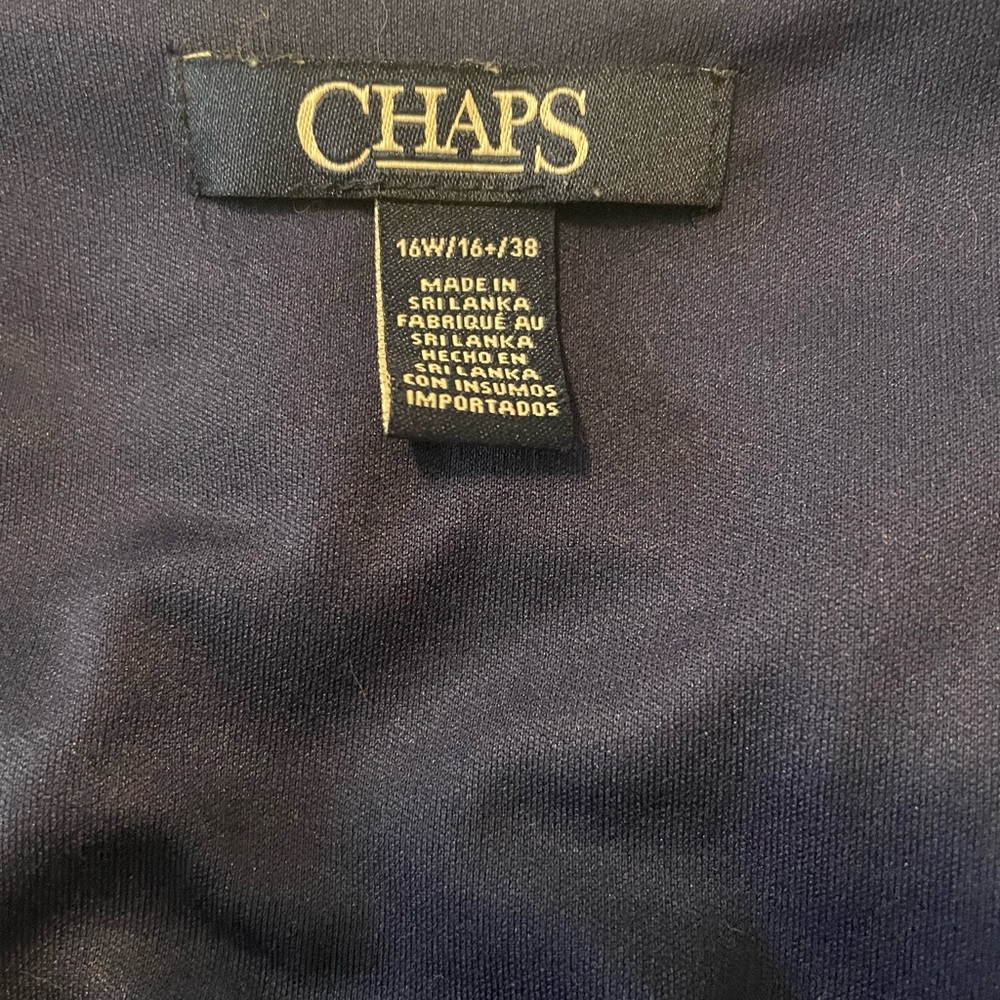 Chaps Navy and White Floral Maxi Dress - Picture 3 of 4